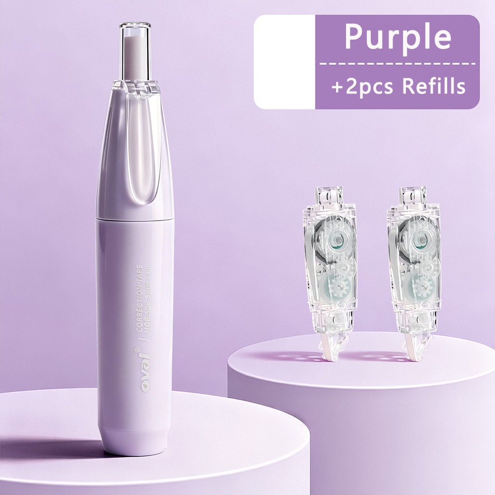 Correction Tape Roller - อเนกประสงค์ 360 องศา ° เทปแก้ไขแบบหมุนได้ เทปแก้ไขแบบเติมได้
