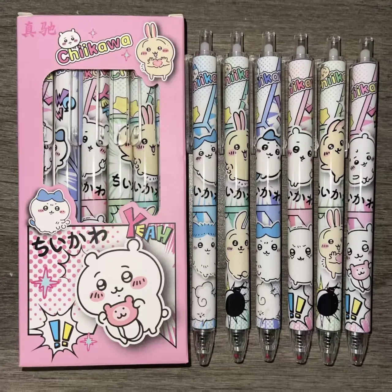 Stationery Supplier - ปากกาเจลแห้งเร็ว ลายการ์ตูนชิอิคาวะ รุ่นใหม่ปี 2026 บรรจุกล่อง ปากกาลูกลื่นแบบกด
