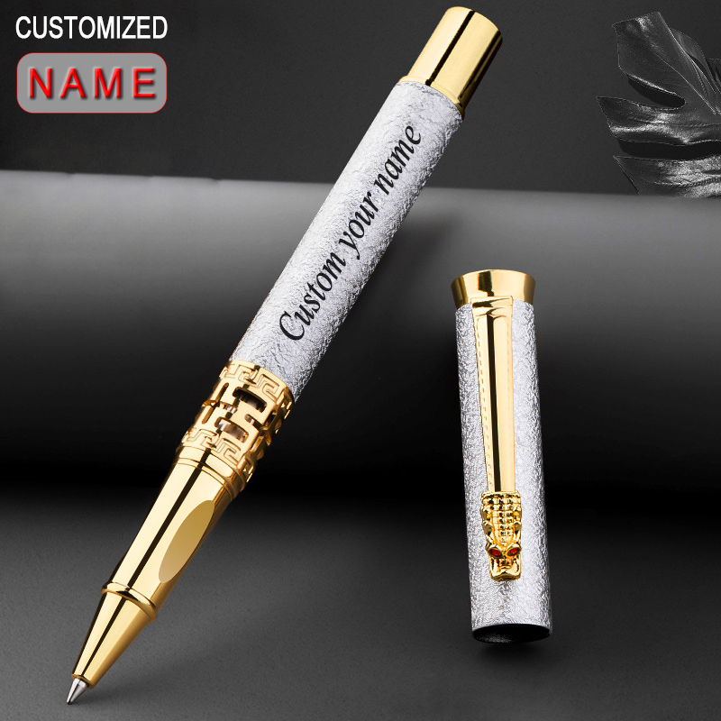 Stationery Office And School Supply Stores - ปากกาลูกลื่นแบบกำหนดเอง อุปกรณ์การเรียน ร้านเครื่องเขียน อุปกรณ์สำนักงานโลหะ เขียนได้สวยงาม ของขวัญสำหรับครู