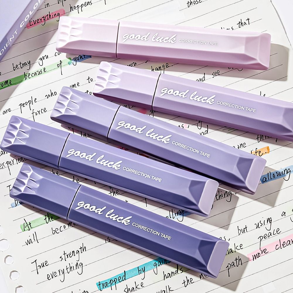 5 ชิ้น/ชุด เทปลบคำผิดสีไล่ระดั - Correction Tape Roller บทวิจารณ์และราคา