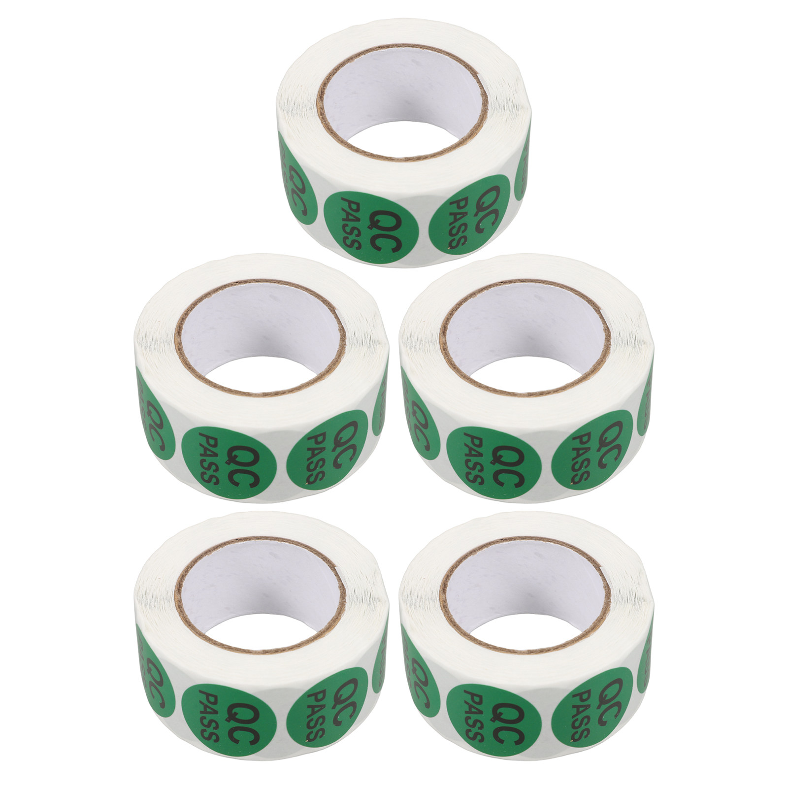 สติกเกอร์ควบคุมคุณภาพแบบกลม 5  - Sticker Label Roll บทวิจารณ์และราคา