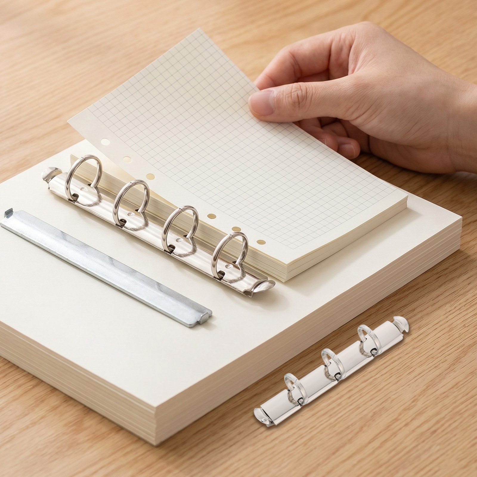 1 ชุด ห่วงโลหะสำหรับสมุดโน้ตแบ - Binder Clip Assorted บทวิจารณ์และราคา